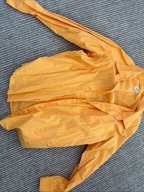Aritzia Yellow Button-Down Shirt